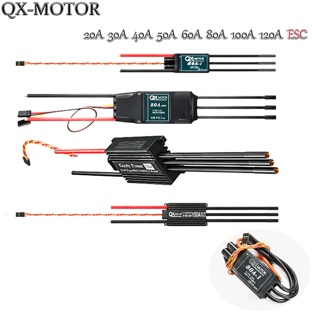 Drone Rc Leading - Бесщеточный регулятор скорости ESC 20A-120A, совместимый