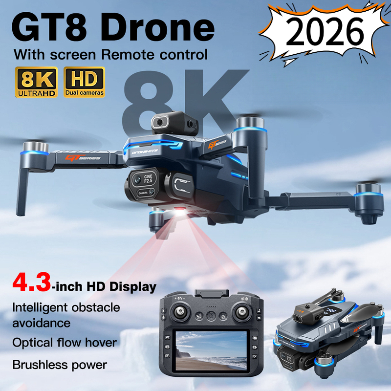 Drone Gt8 Rc - Новый дрон GT8 2026 года, профессиональный,
