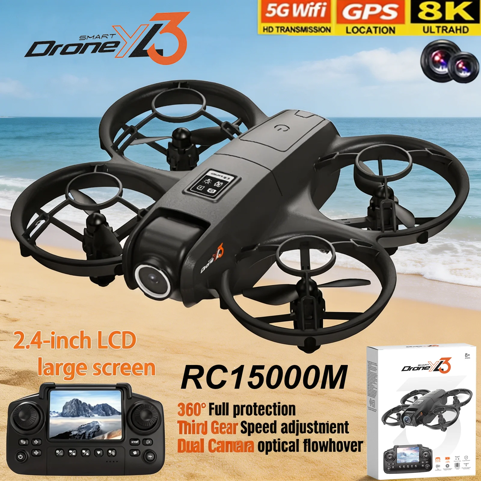 Drone Rc Dji - Новый радиоуправляемый дрон YL3 с камерами