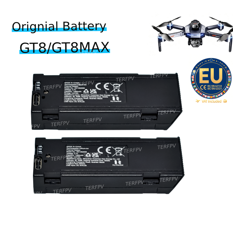 Drone Gt8 Rc - Оригинальная батарея для дрона GT8, для