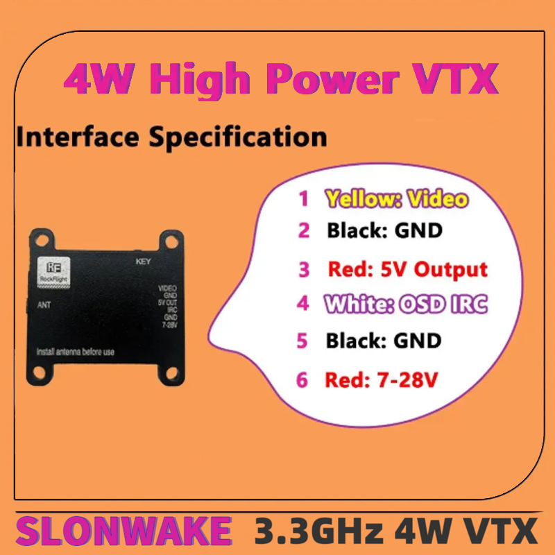 Видеопередатчик SLONWAKE FPV 3 – обзор и цена Rc Transmitter