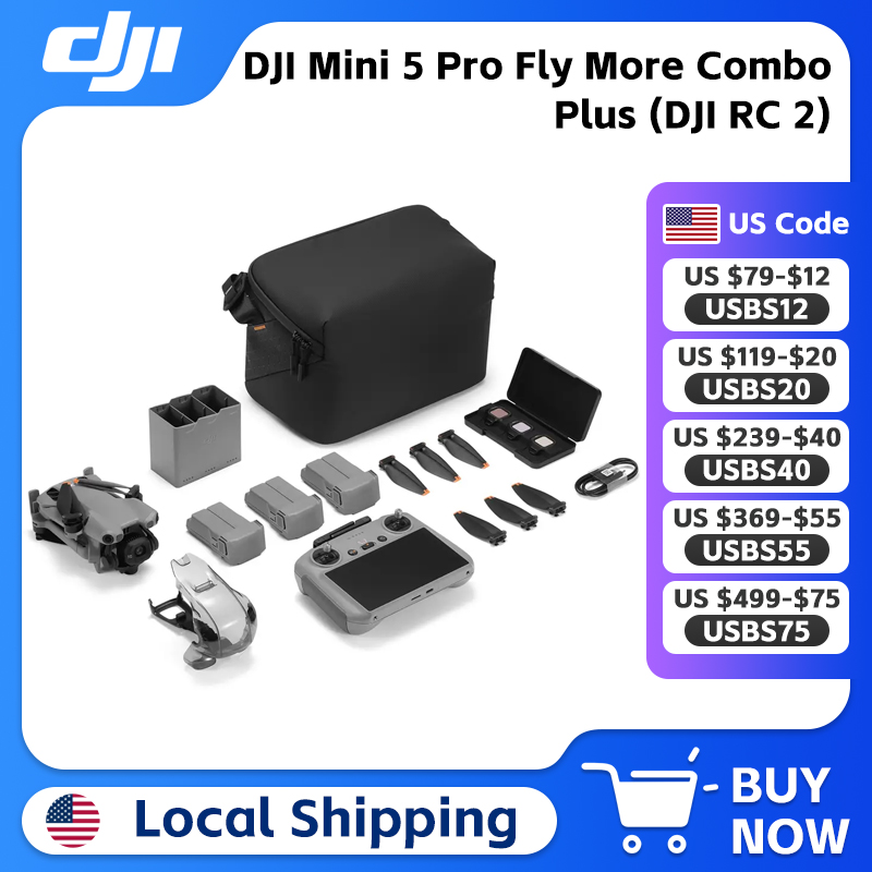DJI Mini 5 Pro Fly More Combo  – обзор и цена Drone Dji Rc Plus 2