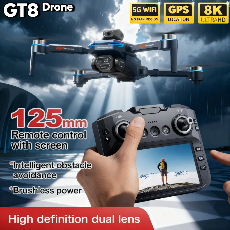ГОРЯЧИЙ Для LSRC GT8 Дрон 4K П – обзор и цена Drone Gt8 Rc