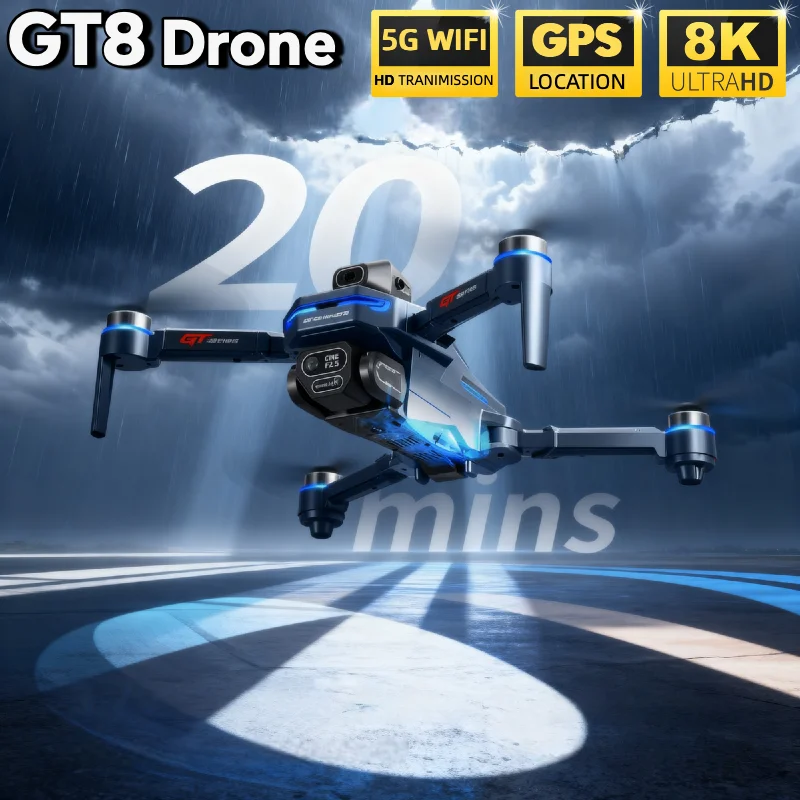 ГОРЯЧИЙ Для LSRC GT8 Дрон 4K П – обзор и цена Drone Gt8 Rc