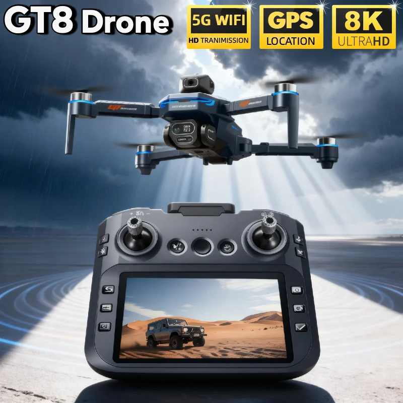 ГОРЯЧИЙ Для LSRC GT8 Дрон 4K П – обзор и цена Drone Gt8 Rc