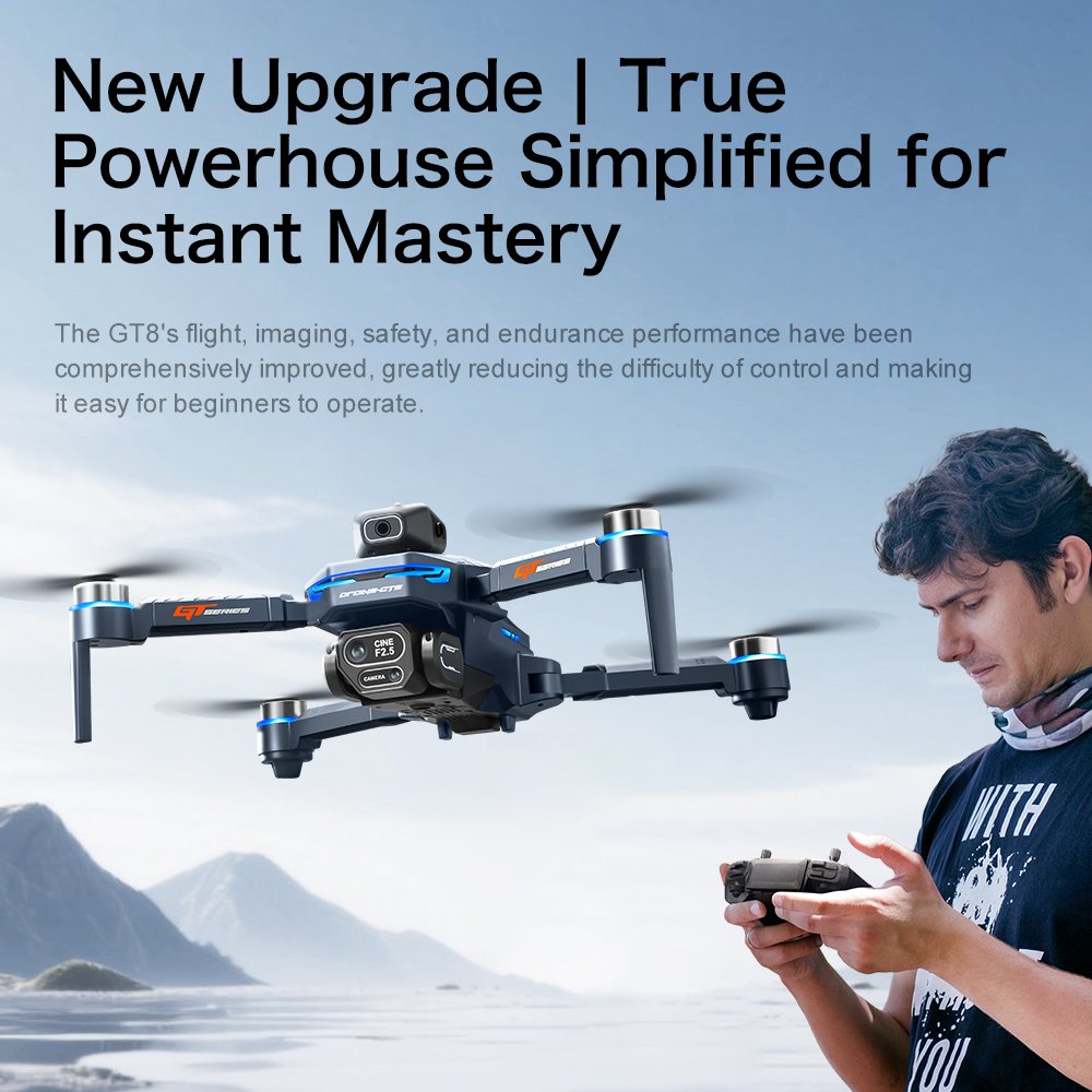 Оригинальный дрон GT8 8K с про – обзор и цена Drone Gt8 Rc