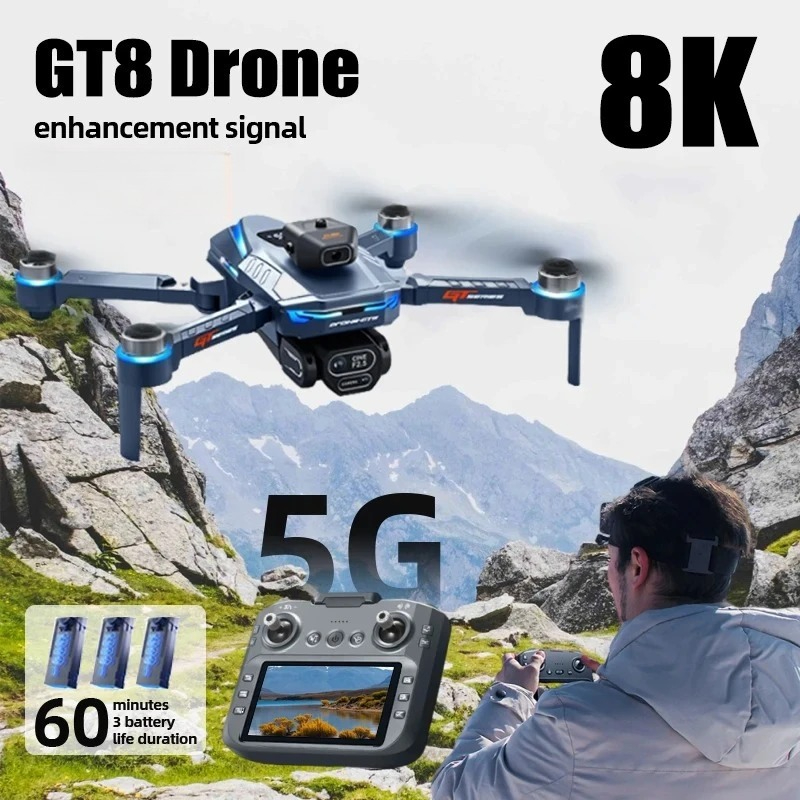 Оригинальный дрон GT8 с профес – обзор и цена Drone Gt8 Rc
